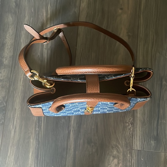 Gucci Jackie 1961 medium tote bag denim - Picture 3 of 8